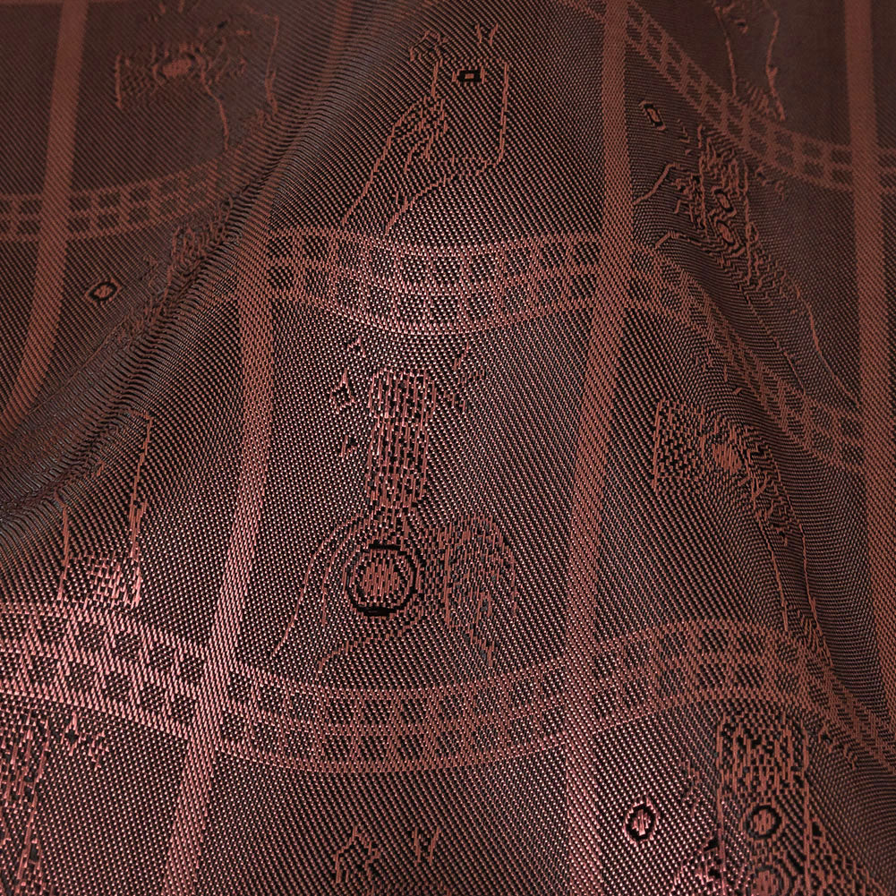 Dusty Rose Picturesque Jacquard Lining Dusty Rose Picturesque Jacquard Lining