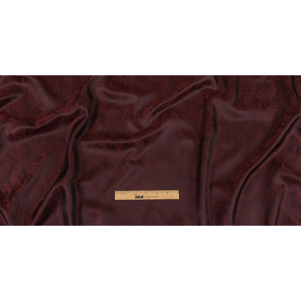 Maroon Paisley Jacquard Lining Maroon Paisley Jacquard Lining