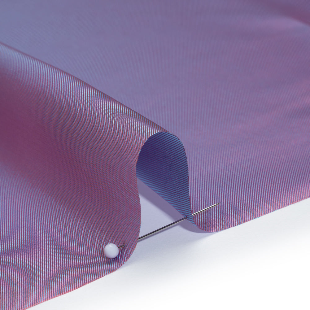 Iridescent Twill Lining - Pink and Aqua Detail Iridescent Twill Lining - Pink and Aqua Detail