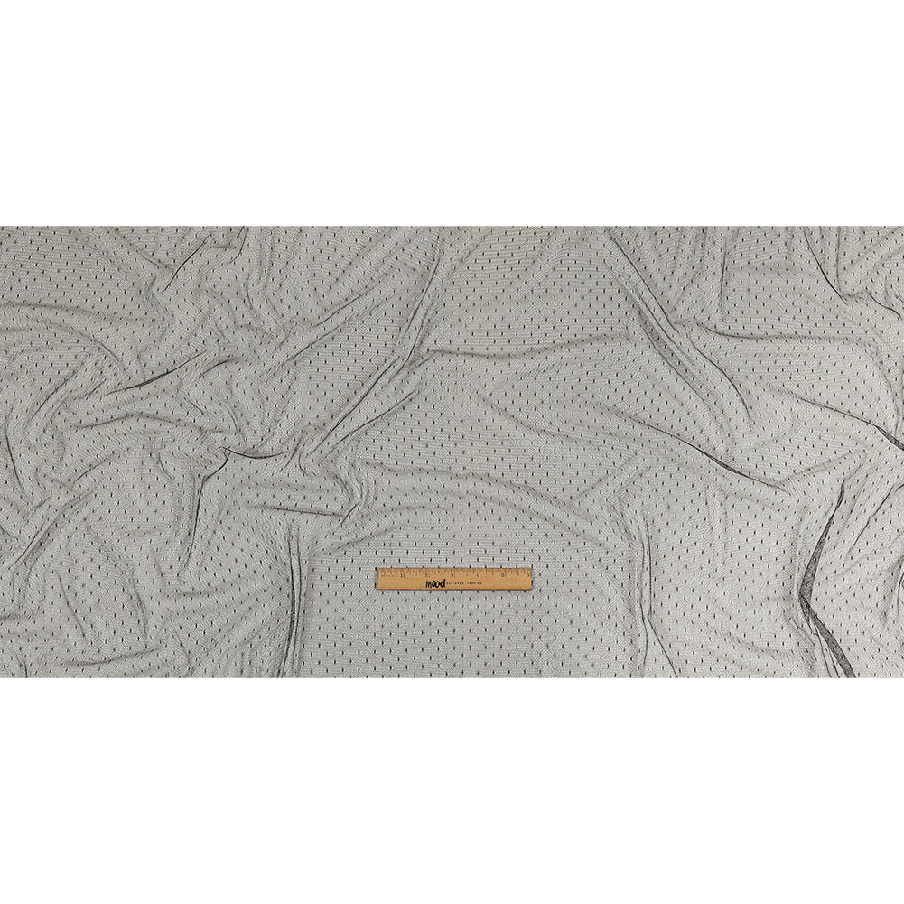 Point D'Esprit Tulle - Stretch Limo Black - Remi Collection - Full Point D'Esprit Tulle - Stretch Limo Black - Remi Collection - Full