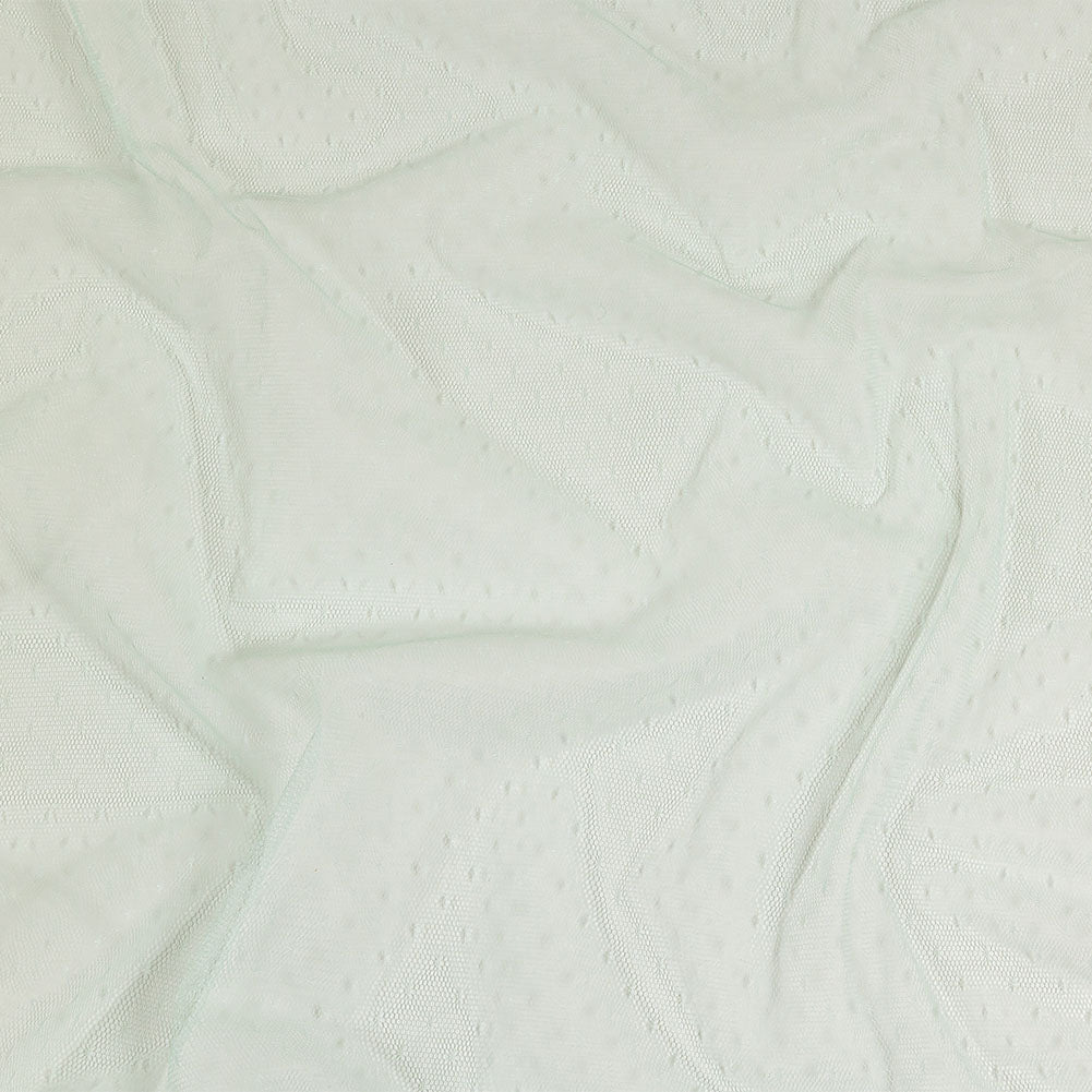 Point D'Esprit Tulle - Mint - Remi Collection Point D'Esprit Tulle - Mint - Remi Collection
