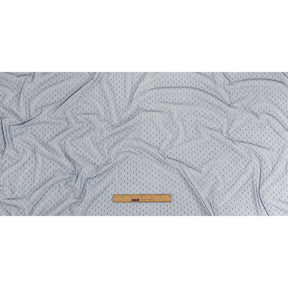 Point D'Esprit Tulle - Navy - Remi Collection - Full Point D'Esprit Tulle - Navy - Remi Collection - Full