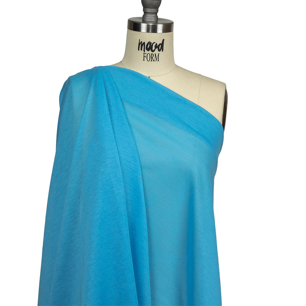 Summer Sky Lightweight Polyester Jersey Drape Summer Sky Lightweight Polyester Jersey Drape