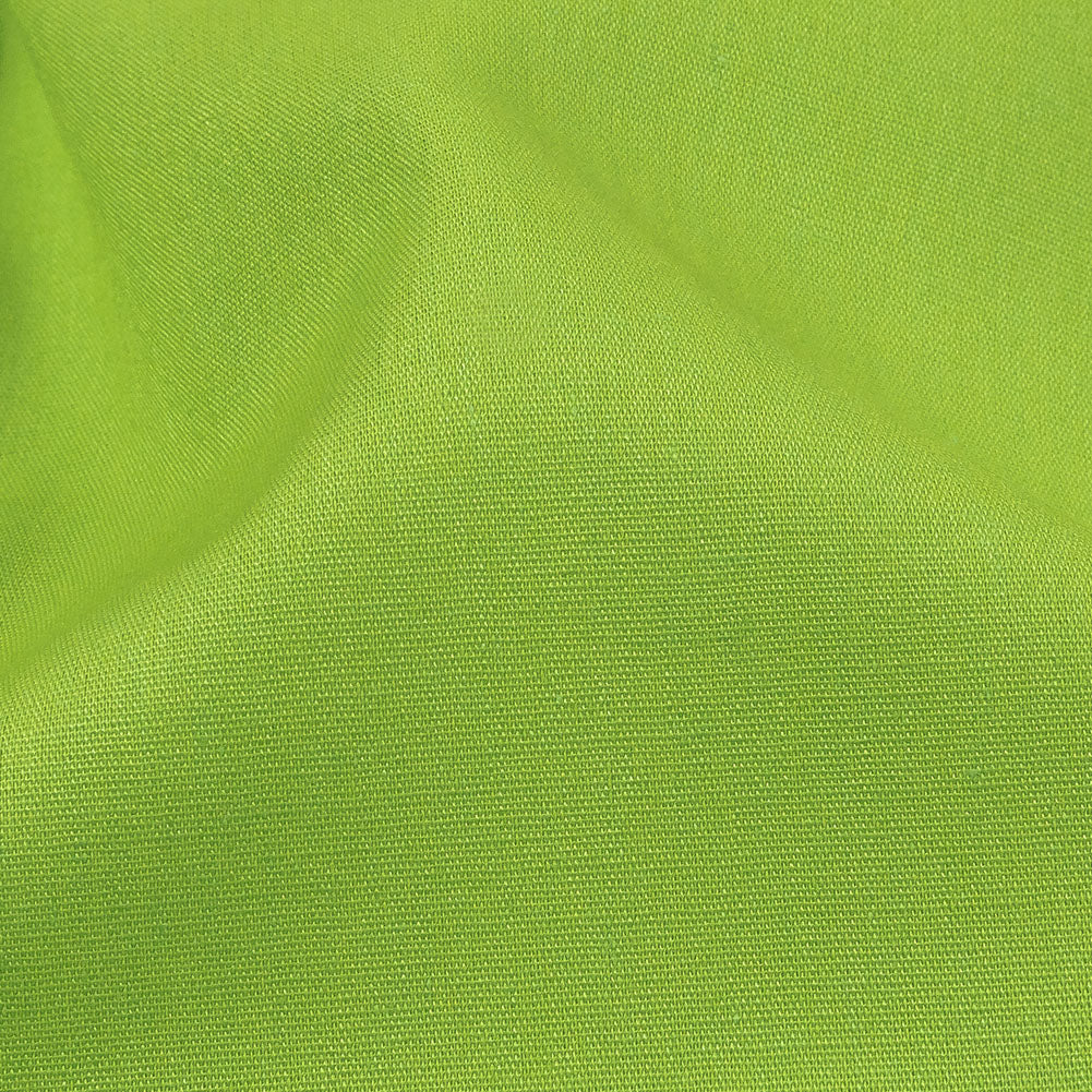 Lime Polyester and Cotton Poplin Detail Lime Polyester and Cotton Poplin Detail