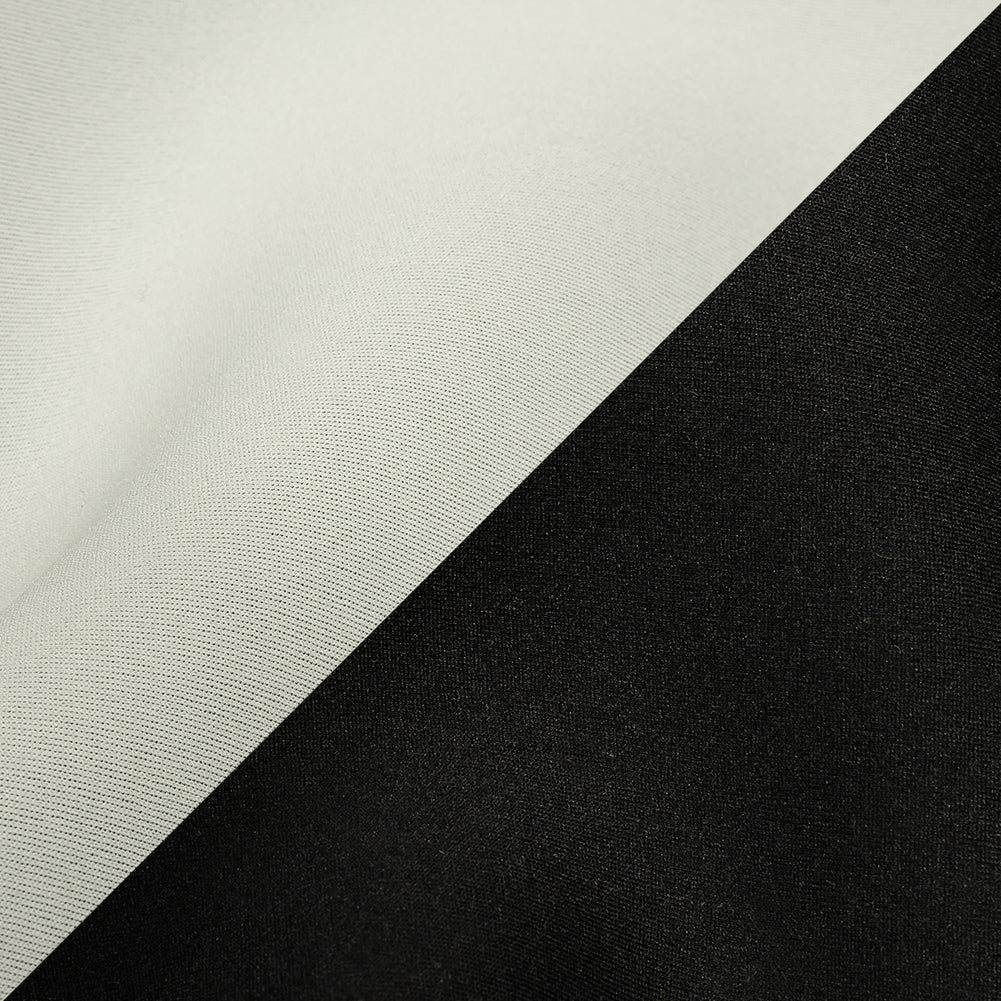 Pack de 3 yardas de neopreno elástico de doble cara - Blanco y negro - Colección Wave Pack de 3 yardas de neopreno elástico de doble cara - Blanco y negro - Colección Wave