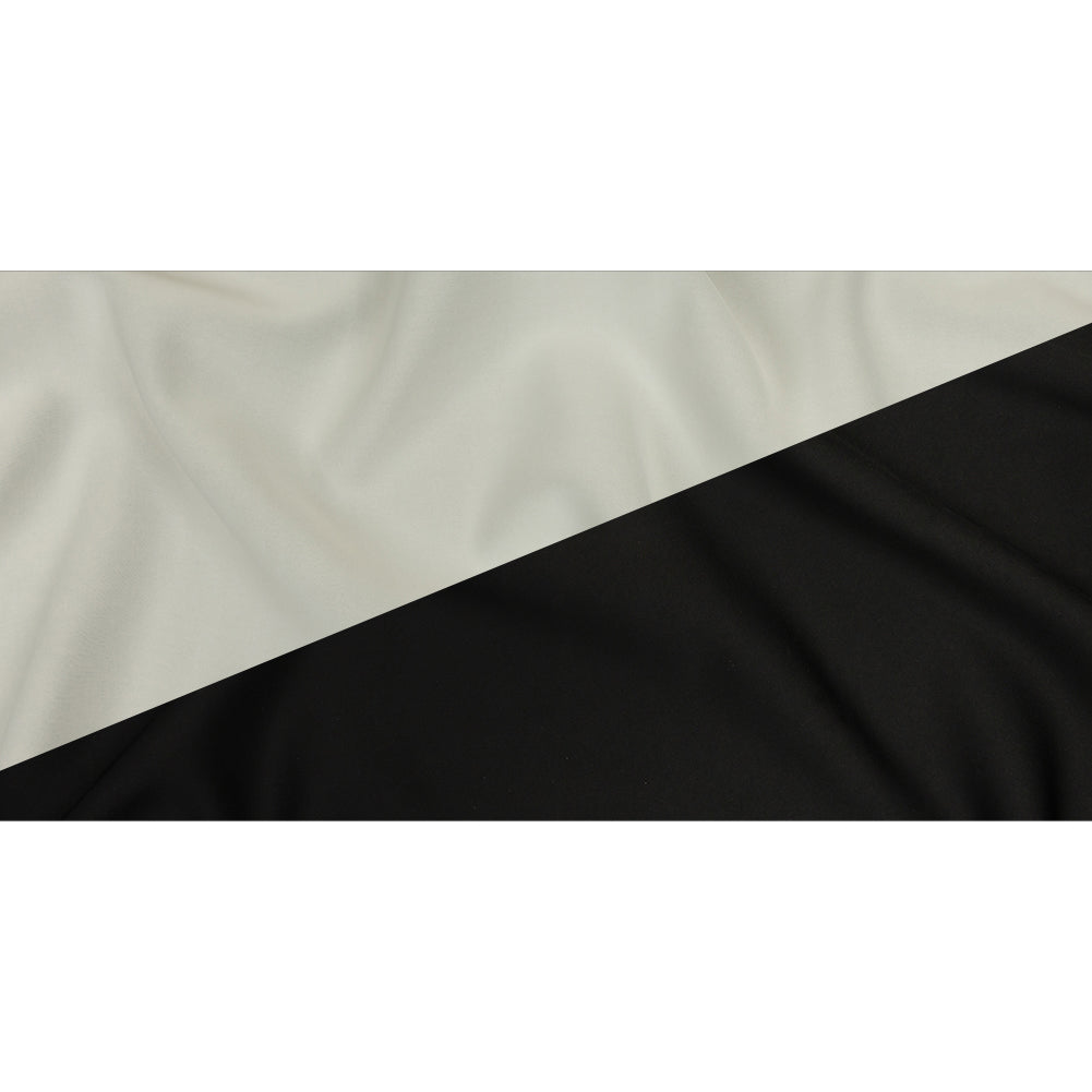 Pack de 3 yardas de neopreno elástico de doble cara - Blanco y negro - Colección Wave Pack de 3 yardas de neopreno elástico de doble cara - Blanco y negro - Colección Wave