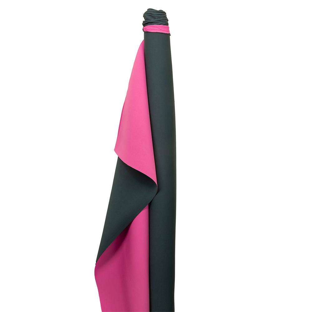 Double Faced Stretch Neoprene 3yd Bundle - Vulcan and Raspberry Rose - Wave Collection - Drape Double Faced Stretch Neoprene 3yd Bundle - Vulcan and Raspberry Rose - Wave Collection - Drape