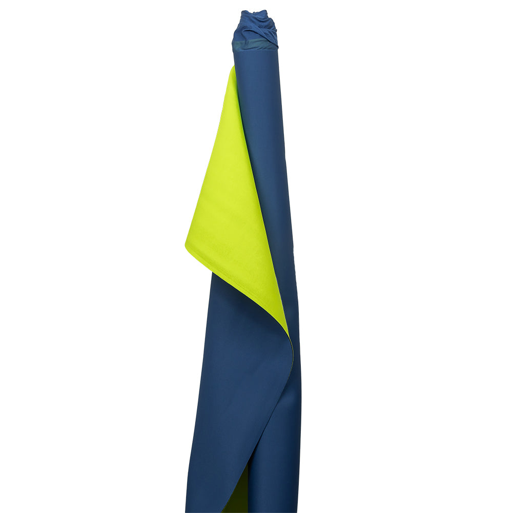 Double Faced Stretch Neoprene 3yd Bundle - Twilight Blue and Neon Lime - Wave Collection - Drape Double Faced Stretch Neoprene 3yd Bundle - Twilight Blue and Neon Lime - Wave Collection - Drape