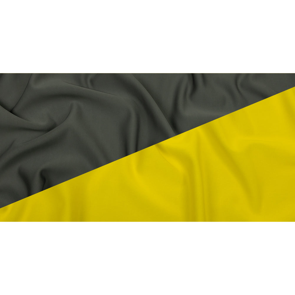 Double Faced Stretch Neoprene 3yd Bundle - Magnet and Maize - Wave Collection - Full Double Faced Stretch Neoprene 3yd Bundle - Magnet and Maize - Wave Collection - Full