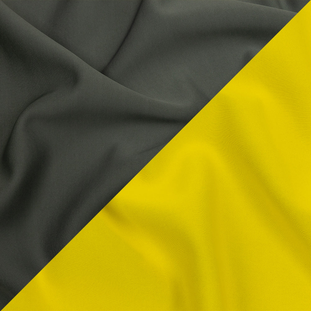 Double Faced Stretch Neoprene 3yd Bundle - Magnet and Maize - Wave Collection Double Faced Stretch Neoprene 3yd Bundle - Magnet and Maize - Wave Collection