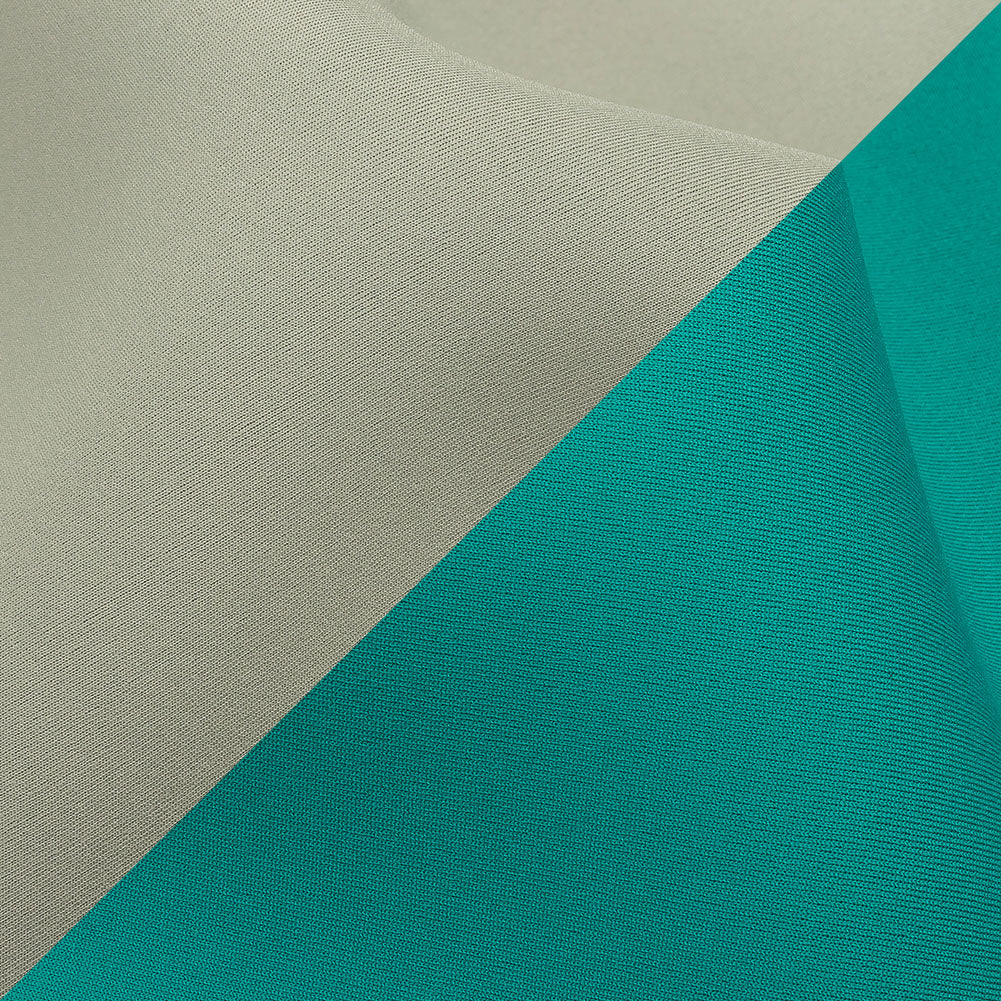 Double Faced Stretch Neoprene 3yd Bundle - Metal and Tile Blue - Wave Collection - Detail Double Faced Stretch Neoprene 3yd Bundle - Metal and Tile Blue - Wave Collection - Detail