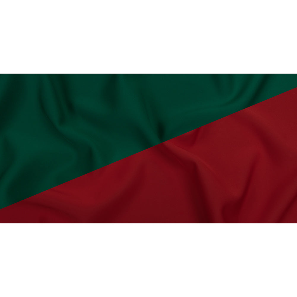 Double Faced Stretch Neoprene 3yd Bundle - Tango Red and Alpine Green - Wave Collection - Full Double Faced Stretch Neoprene 3yd Bundle - Tango Red and Alpine Green - Wave Collection - Full