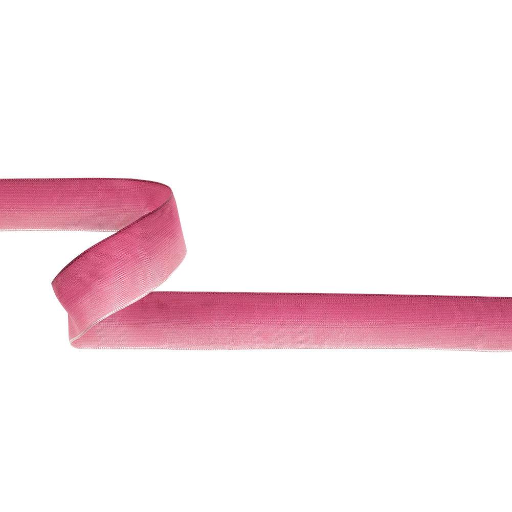 Hot Pink Ombre Wire Edged Ribbon - 0.875" Hot Pink Ombre Wire Edged Ribbon - 0.875"