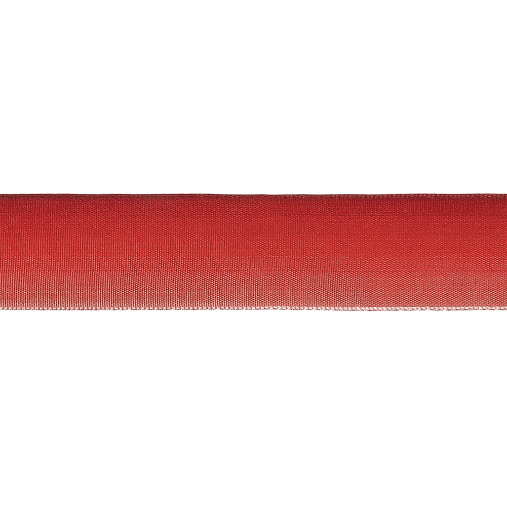 Red Ombre Wire Edged Ribbon - 0.875" - Detail Red Ombre Wire Edged Ribbon - 0.875" - Detail