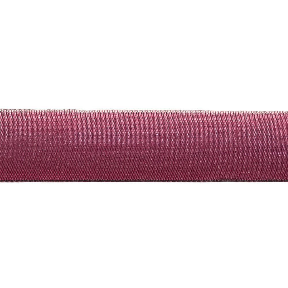 Light Pink and Plum Caspia Ombre Wire Edged Ribbon - 0.875" Light Pink and Plum Caspia Ombre Wire Edged Ribbon - 0.875"
