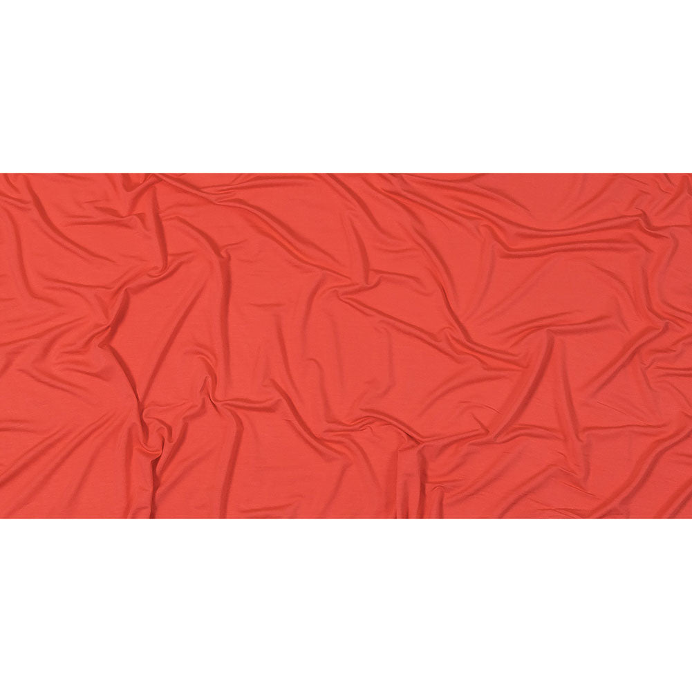 Ultra-Soft Rayon Jersey - Deep Coral - Cyrus Collection Ultra-Soft Rayon Jersey - Deep Coral - Cyrus Collection