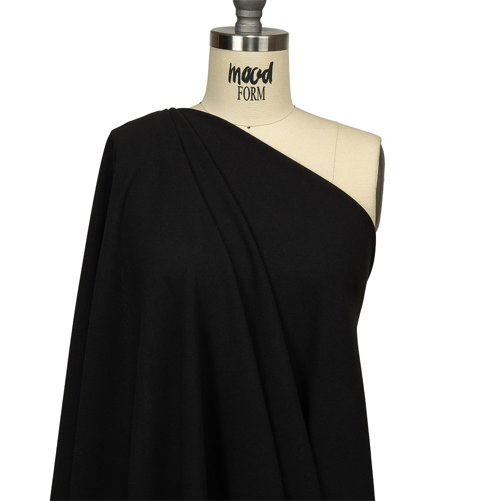 Black Polyester Crepe Drape Black Polyester Crepe Drape