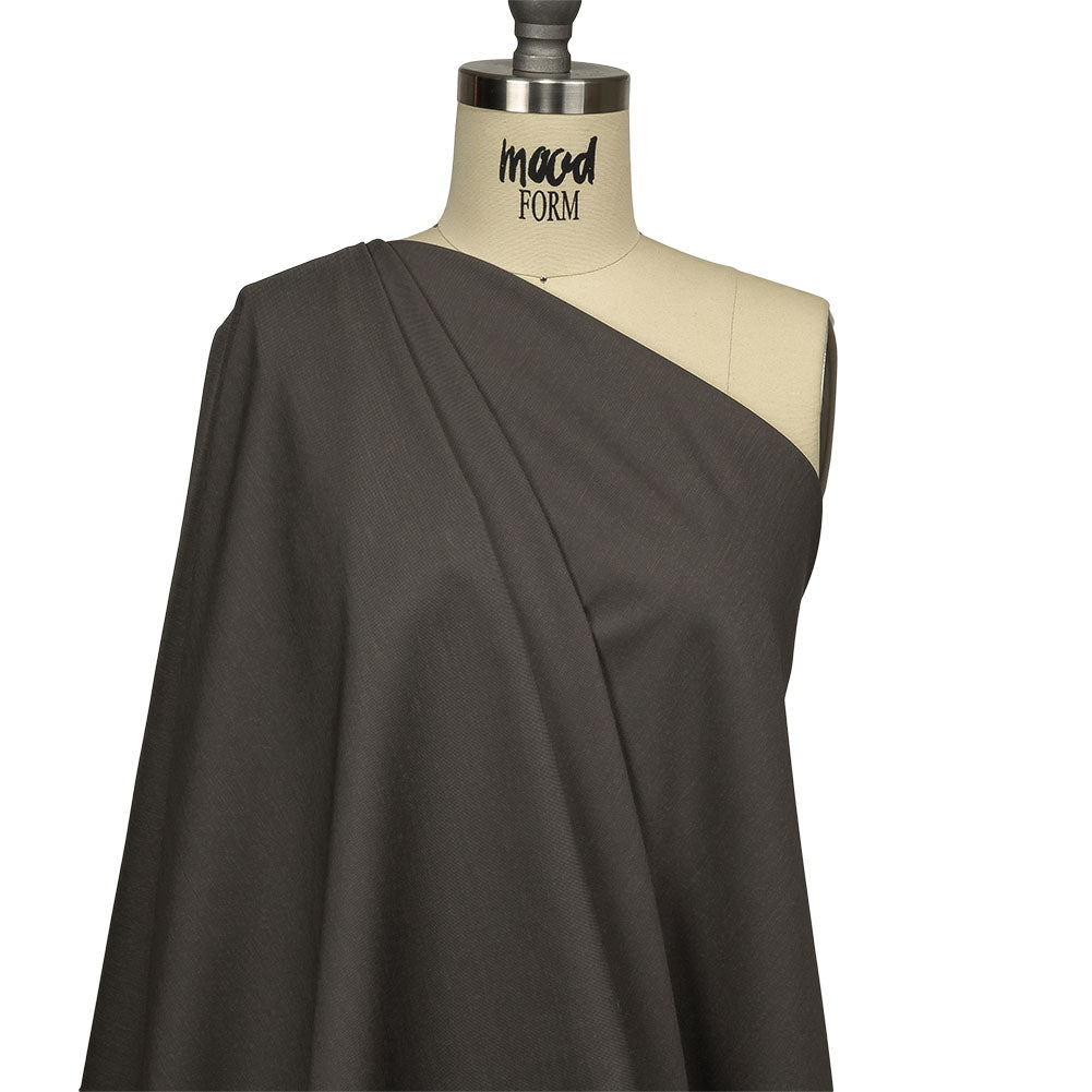 Liz Claiborne Gray Stretch Polyester Suiting Drape Liz Claiborne Gray Stretch Polyester Suiting Drape