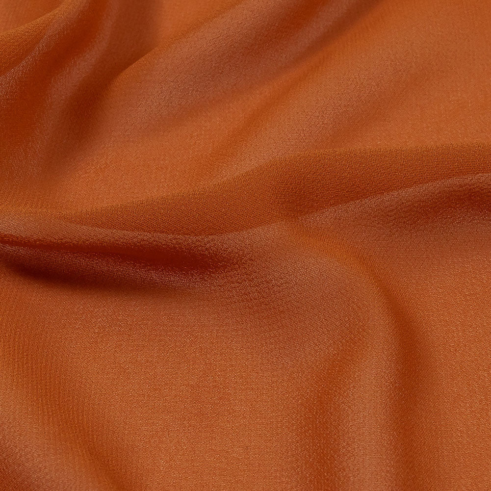 The Row Terracotta Polyester Chiffon Detail The Row Terracotta Polyester Chiffon Detail