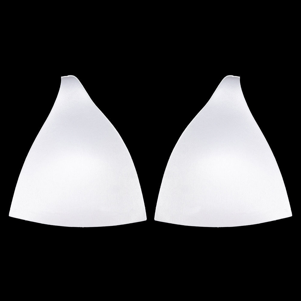 White Triangle Bra Cup - Size 14 Detail White Triangle Bra Cup - Size 14 Detail