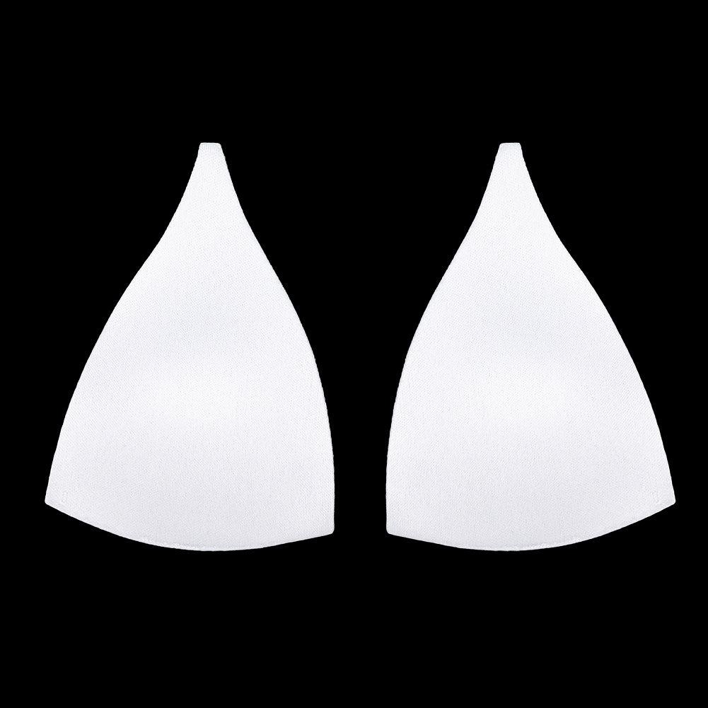White Triangle Bra Cup - Size 00 Detail White Triangle Bra Cup - Size 00 Detail
