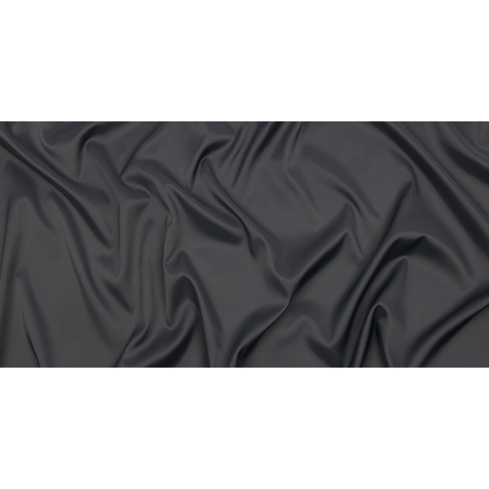 Gray Luminous Stretch Polyester Twill Full Gray Luminous Stretch Polyester Twill Full