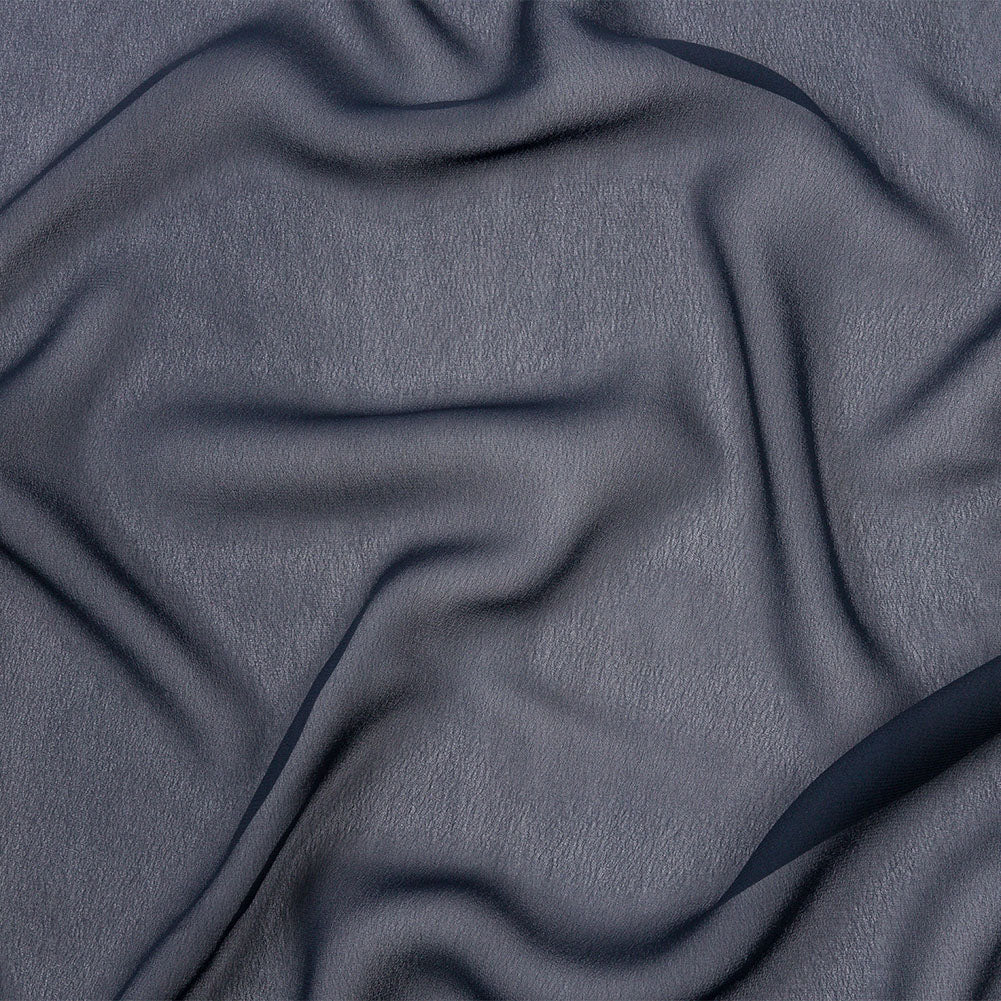 Navy Blue Rayon Chiffon Navy Blue Rayon Chiffon