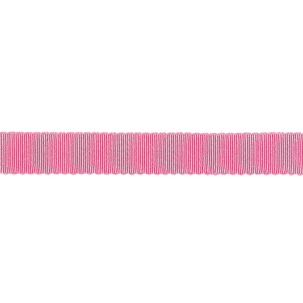 Medium Pink Recycled Polyester Petersham Grosgrain Ribbon - 9mm Medium Pink Recycled Polyester Petersham Grosgrain Ribbon - 9mm