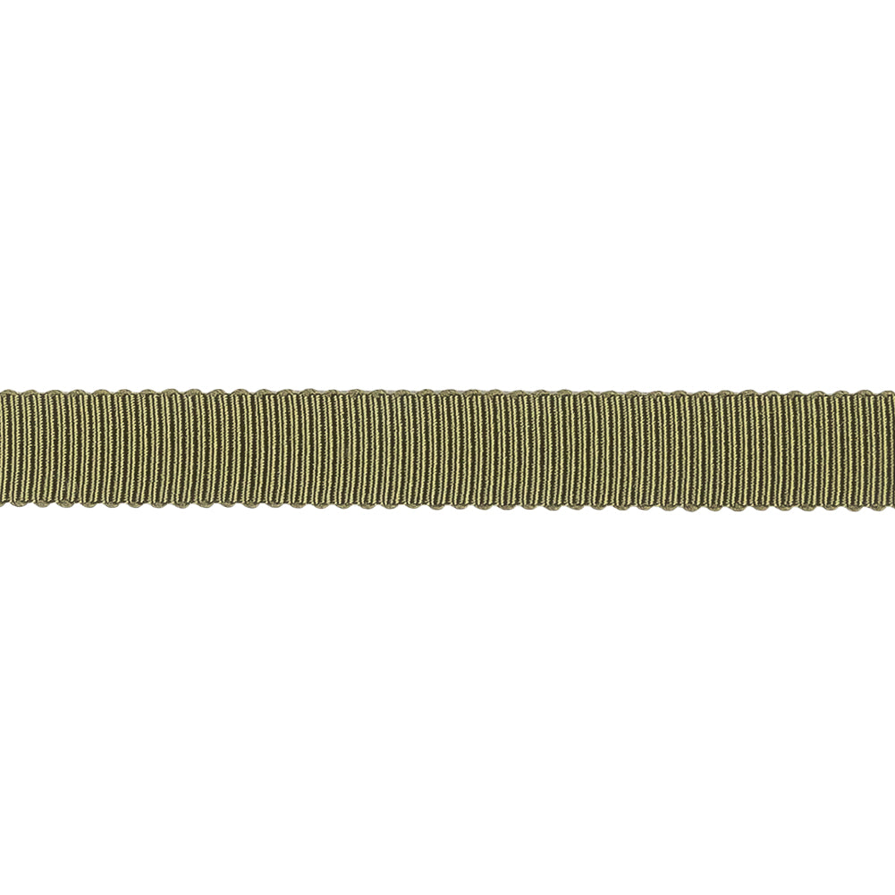 Hunter Recycled Polyester Petersham Grosgrain Ribbon - 9mm - Detail Hunter Recycled Polyester Petersham Grosgrain Ribbon - 9mm - Detail