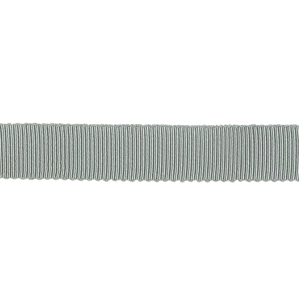 Cinta de Grosgrain Petersham de Poliéster Reciclado Gris Claro - 12mm Cinta de Grosgrain Petersham de Poliéster Reciclado Gris Claro - 12mm