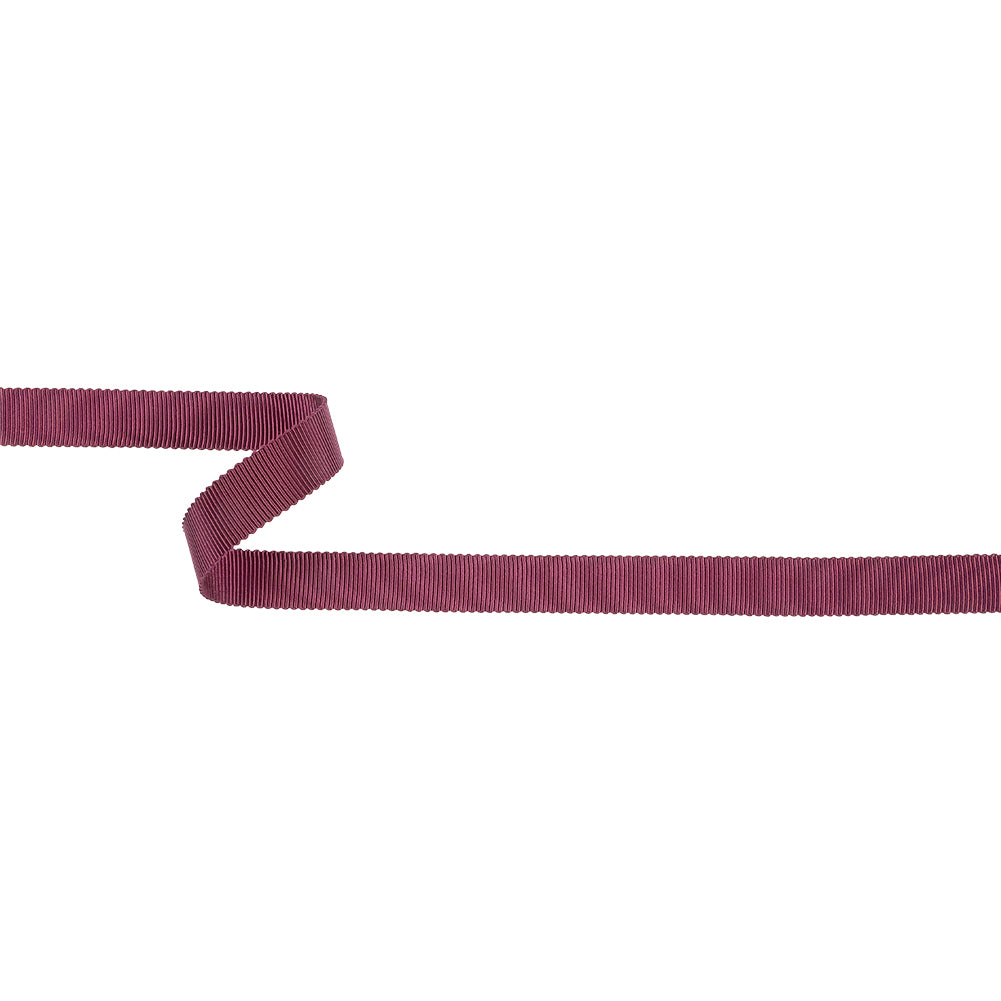 Dark Raspberry Recycled Polyester Petersham Grosgrain Ribbon - 12mm Dark Raspberry Recycled Polyester Petersham Grosgrain Ribbon - 12mm