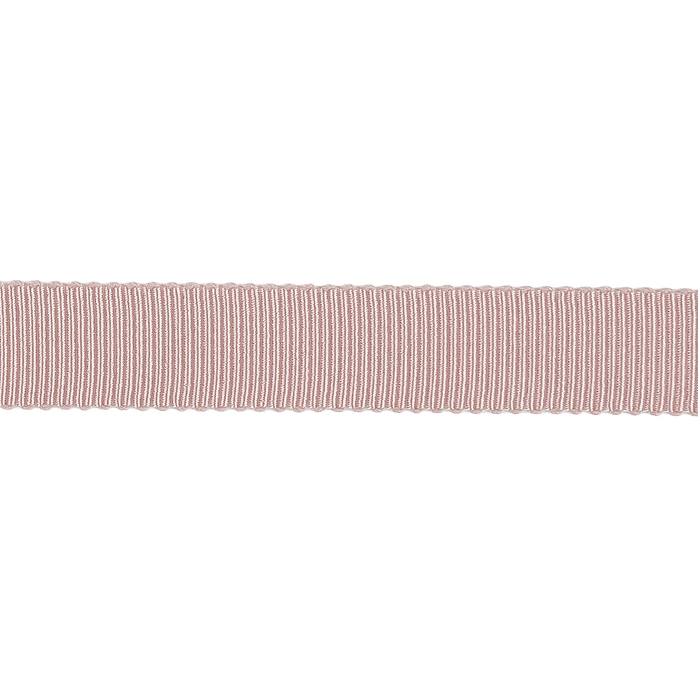 Misty Rose Recycled Polyester Petersham Grosgrain Ribbon - 12mm - Detail Misty Rose Recycled Polyester Petersham Grosgrain Ribbon - 12mm - Detail