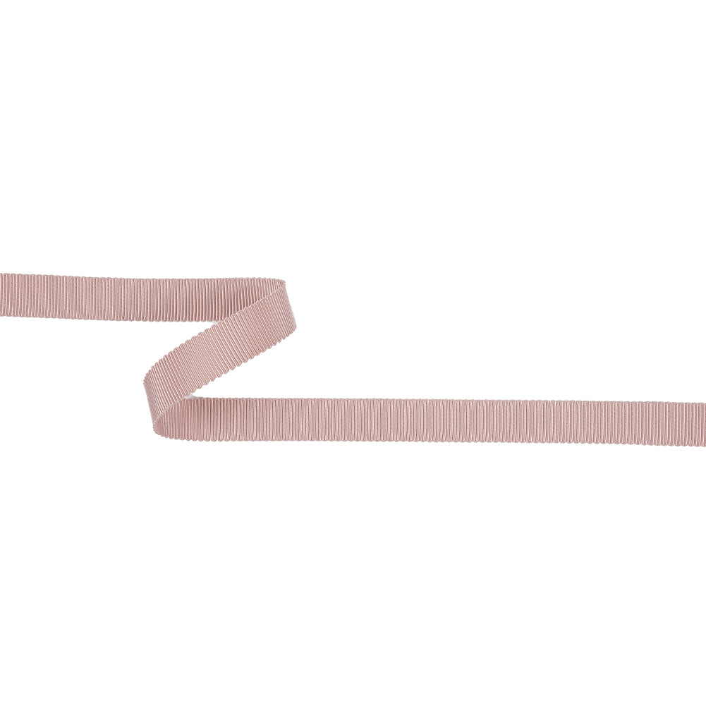 Misty Rose Recycled Polyester Petersham Grosgrain Ribbon - 12mm Misty Rose Recycled Polyester Petersham Grosgrain Ribbon - 12mm