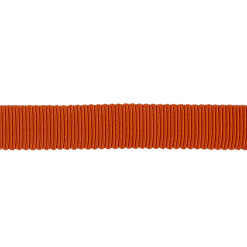 Red Orange Recycled Polyester Petersham Grosgrain Ribbon - 12mm Red Orange Recycled Polyester Petersham Grosgrain Ribbon - 12mm