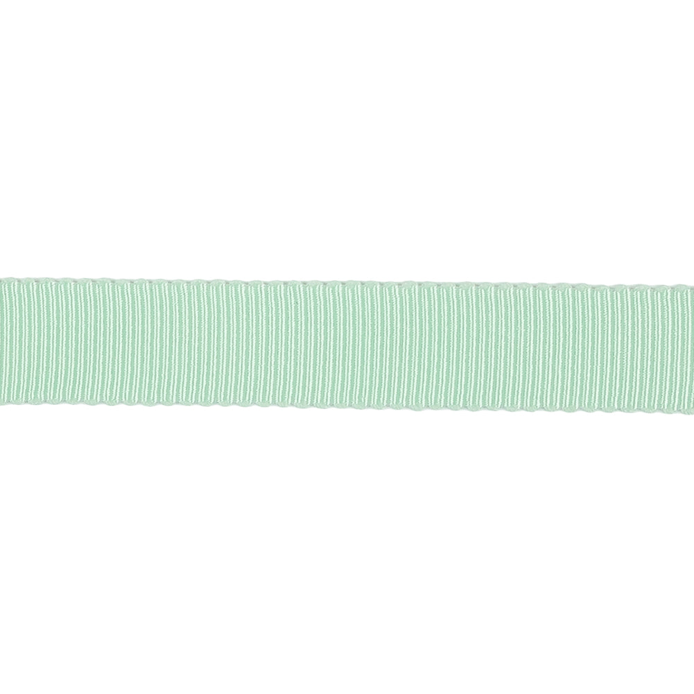 Spearmint Recycled Polyester Petersham Grosgrain Ribbon - 12mm Spearmint Recycled Polyester Petersham Grosgrain Ribbon - 12mm