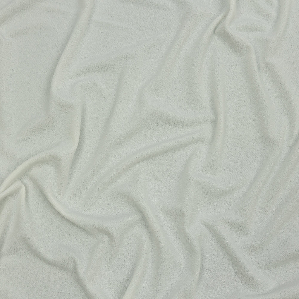 Stretch Polyester Crepe Knit - Cloud Dancer - Arabesque Collection Stretch Polyester Crepe Knit - Cloud Dancer - Arabesque Collection