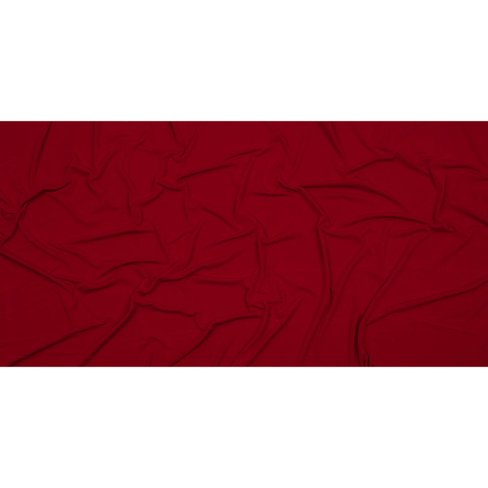 Stretch Polyester Crepe Knit - Tango Red - Arabesque Collection Stretch Polyester Crepe Knit - Tango Red - Arabesque Collection