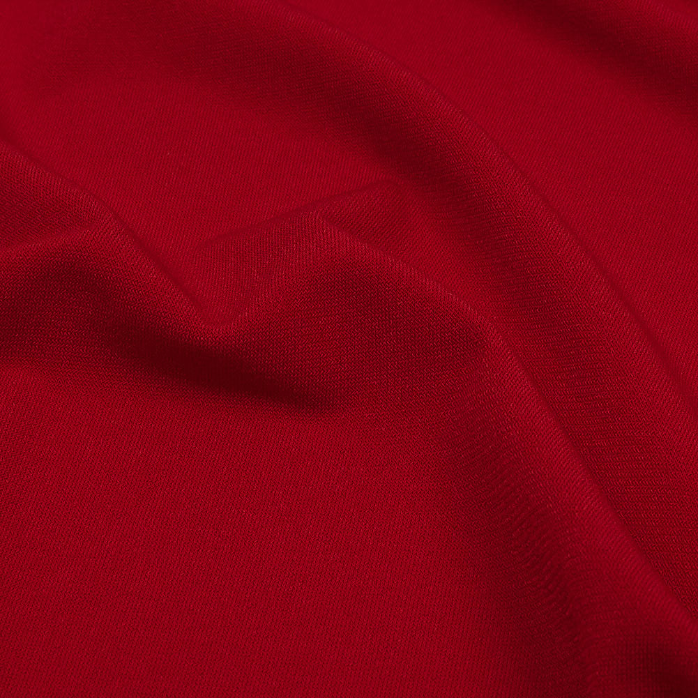 Stretch Polyester ITY Jersey - Tango Red - Isadora Collection Stretch Polyester ITY Jersey - Tango Red - Isadora Collection