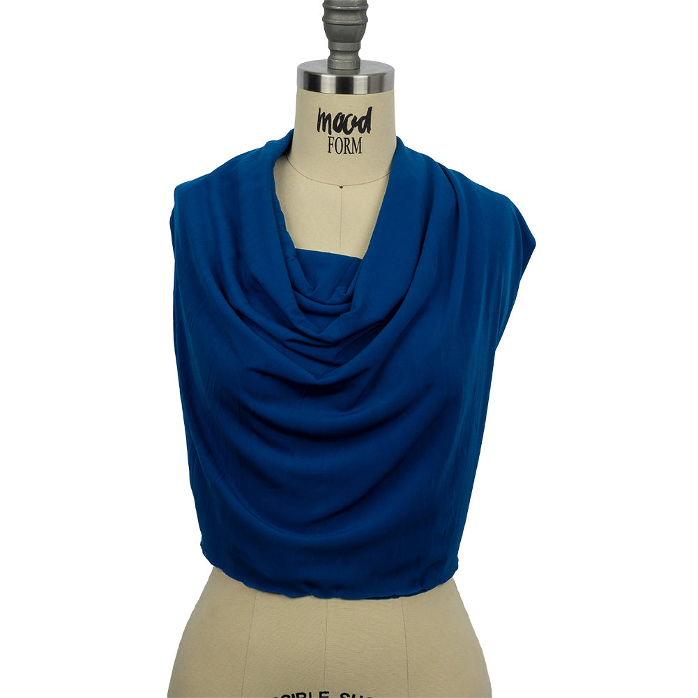 Stretch Polyester ITY Jersey - Royal Blue - Isadora Collection Stretch Polyester ITY Jersey - Royal Blue - Isadora Collection