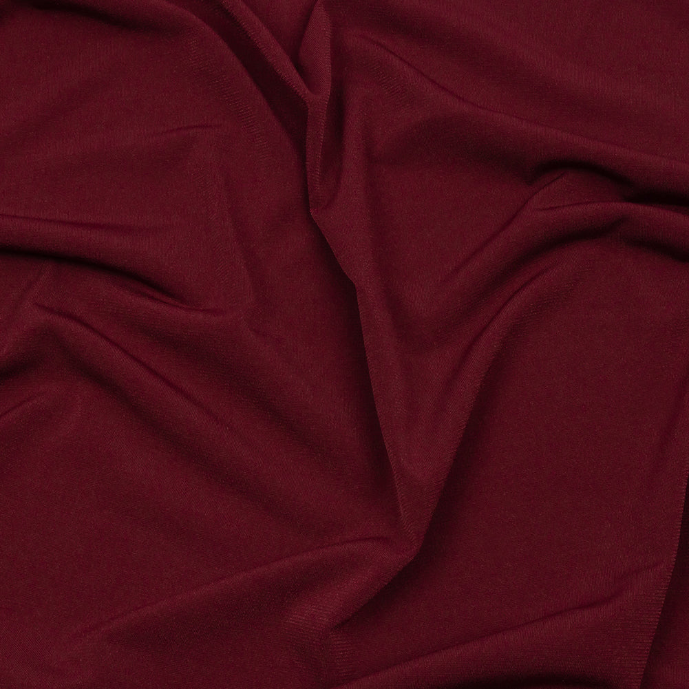 Stretch Polyester ITY Jersey - Wine - Isadora Collection Stretch Polyester ITY Jersey - Wine - Isadora Collection