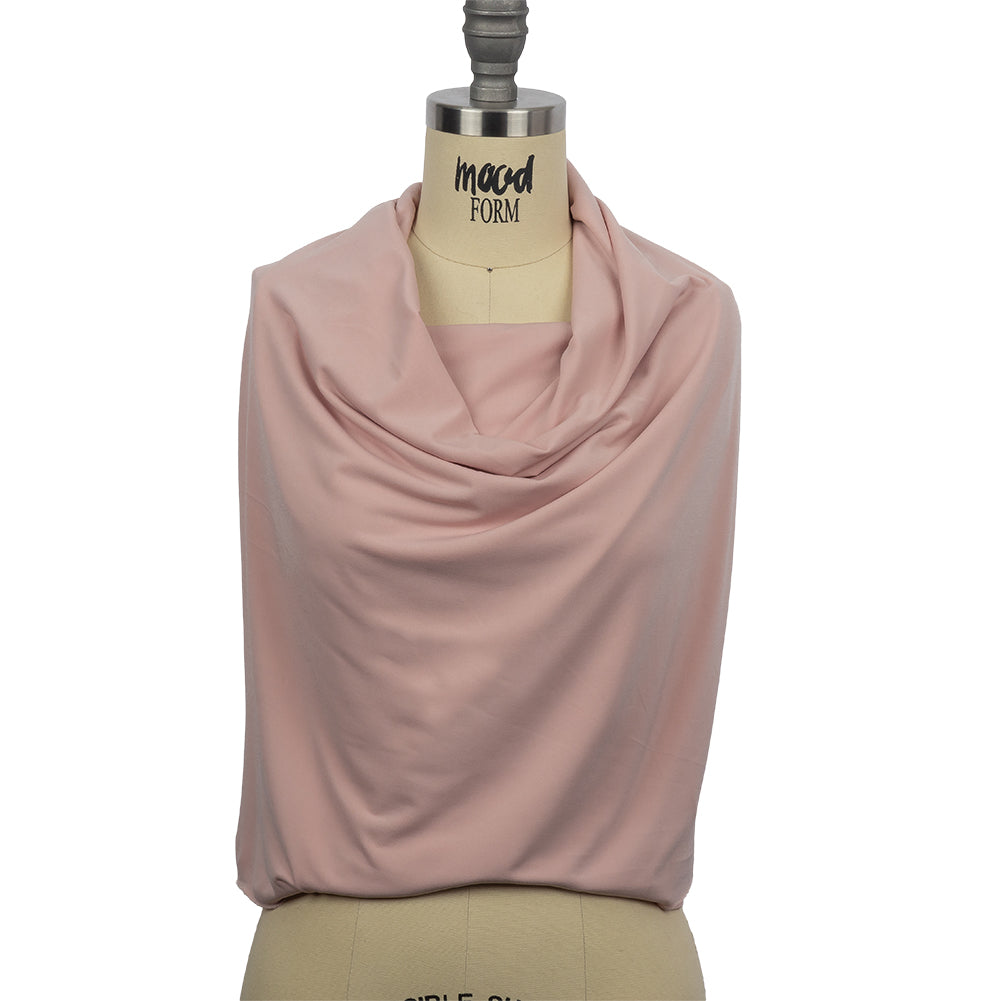 Stretch Polyester ITY Jersey - Silver Pink - Isadora Collection Stretch Polyester ITY Jersey - Silver Pink - Isadora Collection