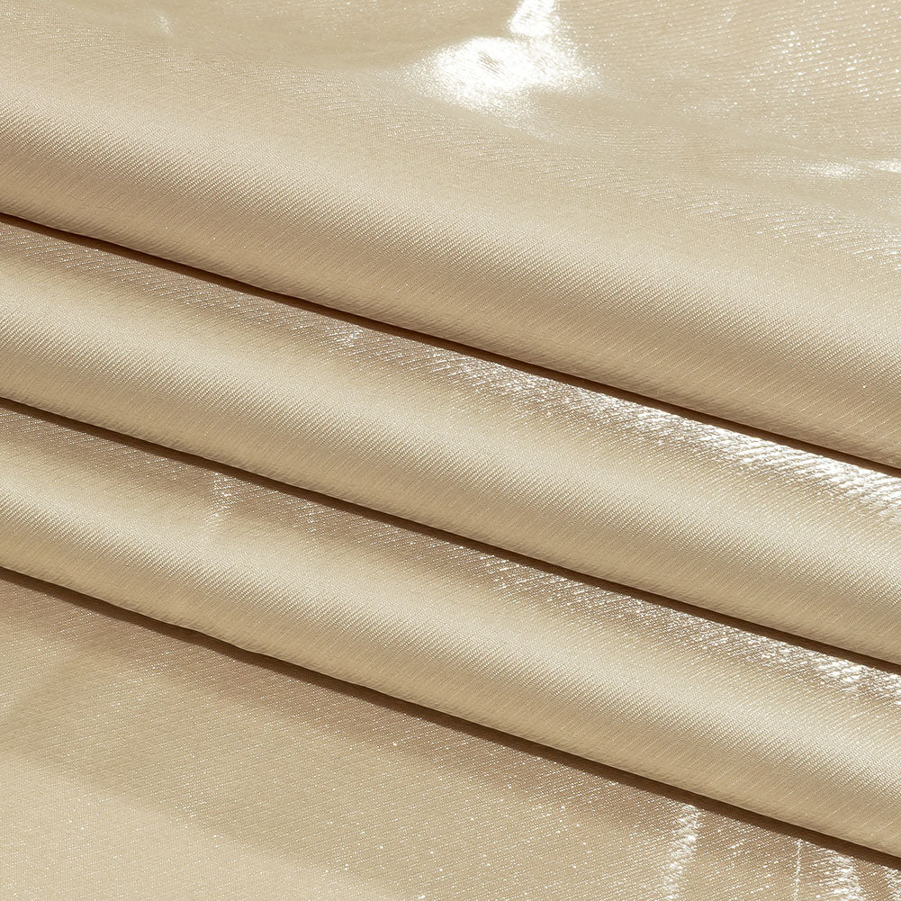 Crystal Polyester Mikado - Beige - Virve Collection - Folded Crystal Polyester Mikado - Beige - Virve Collection - Folded