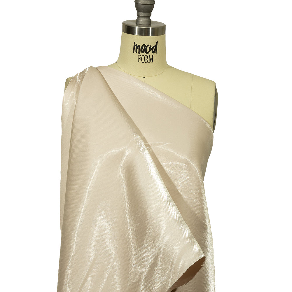 Crystal Polyester Mikado - Beige - Virve Collection - Drape Crystal Polyester Mikado - Beige - Virve Collection - Drape