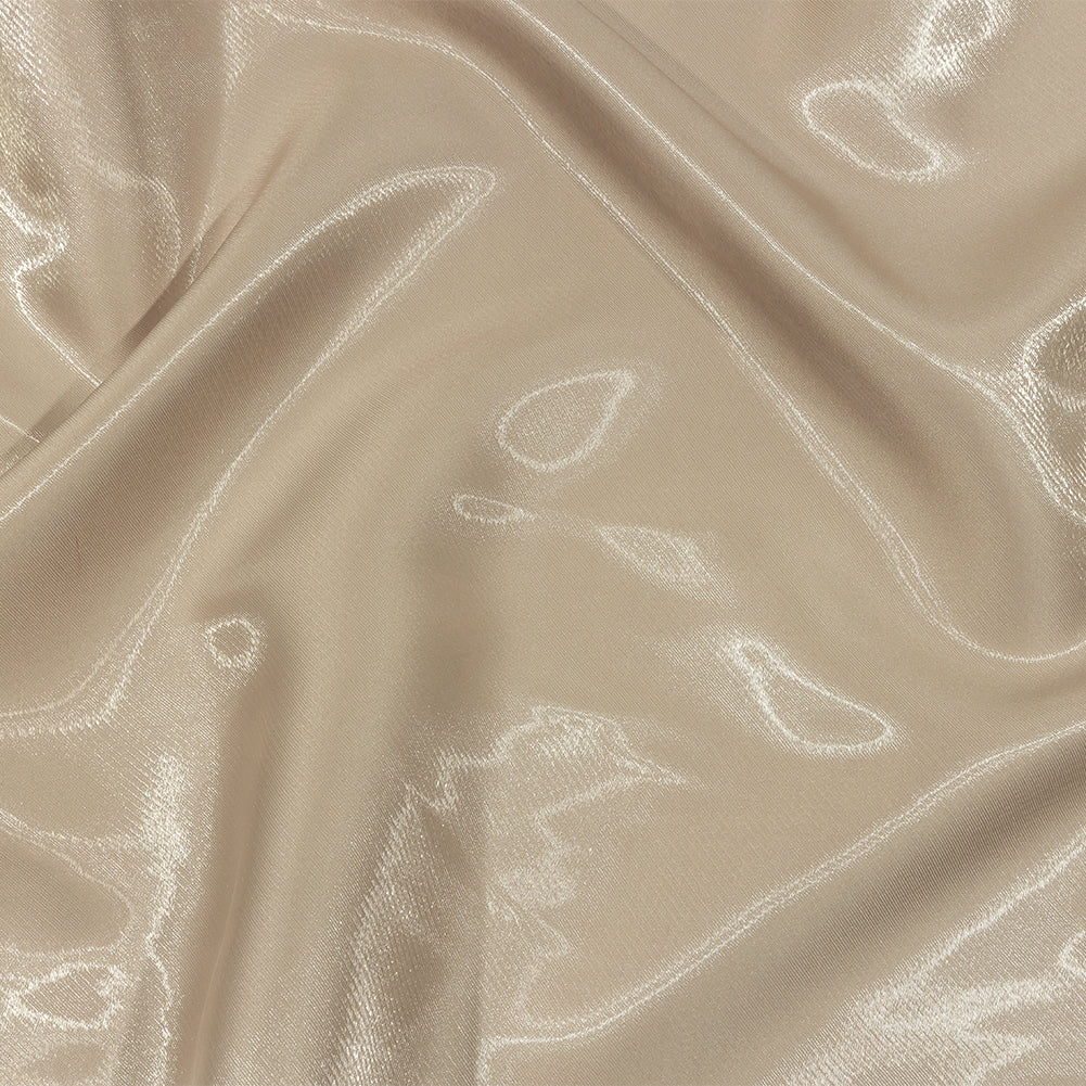 Crystal Polyester Mikado - Taupe - Virve Collection Crystal Polyester Mikado - Taupe - Virve Collection
