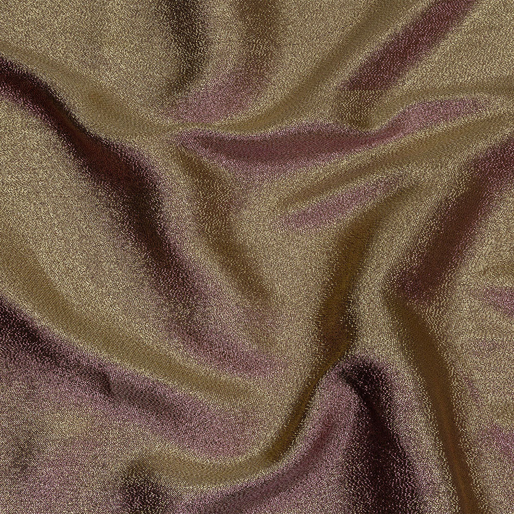 Metallic Polyester Lame - Pink, Yellow and Black - Glimmer Collection Metallic Polyester Lame - Pink, Yellow and Black - Glimmer Collection