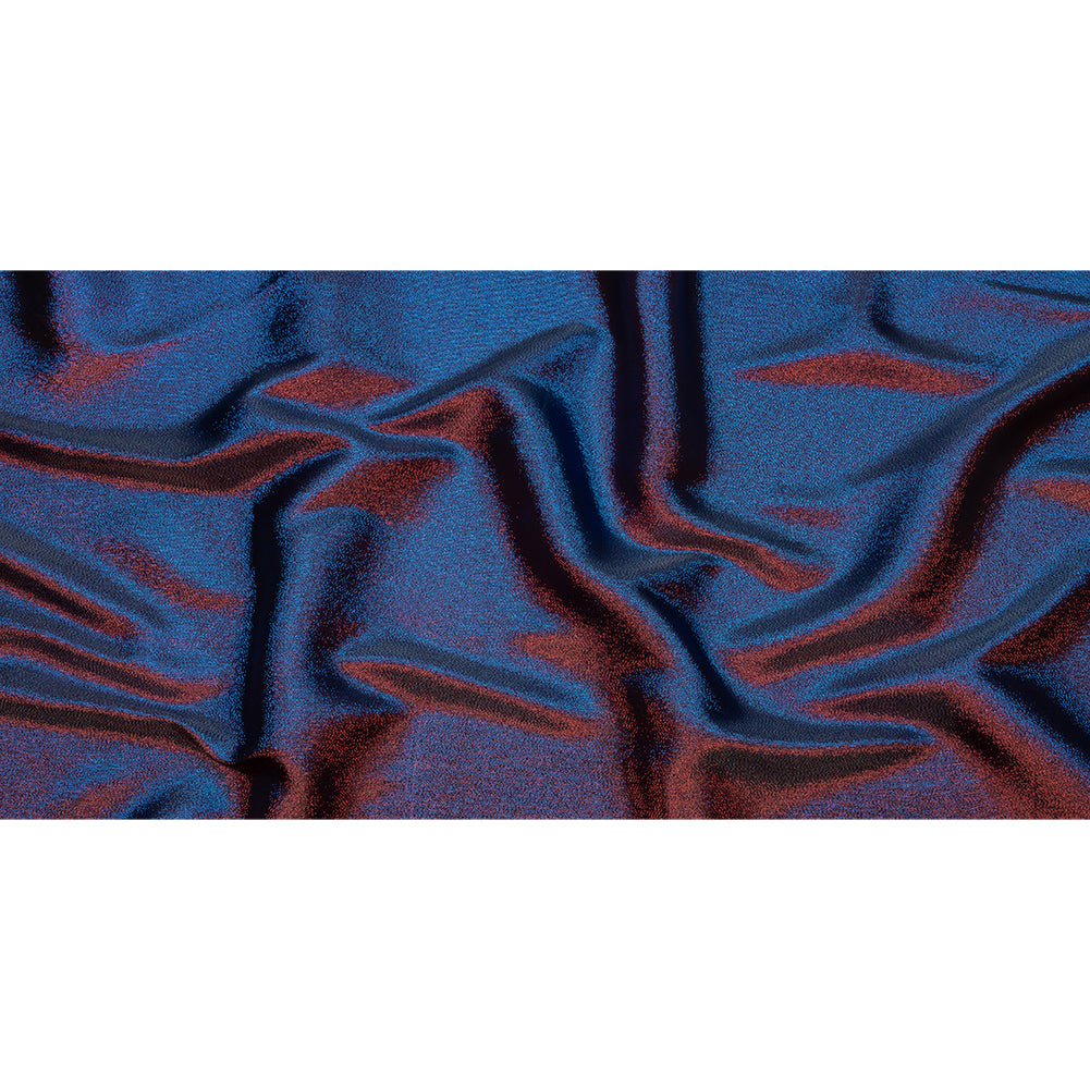 Metallic Polyester Lame - Red, Royal Blue and Black - Glimmer Collection - Full Metallic Polyester Lame - Red, Royal Blue and Black - Glimmer Collection - Full