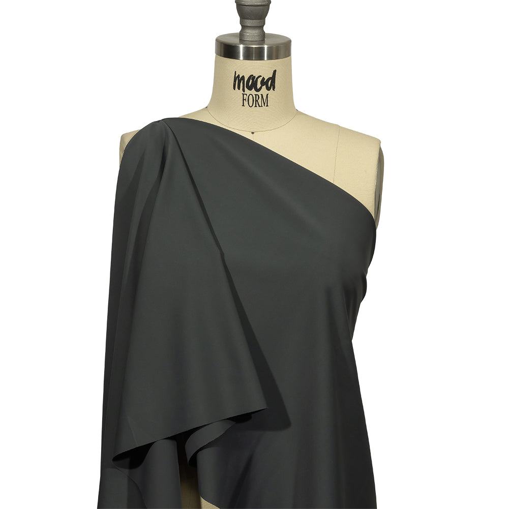 Recycled Swimwear Tricot, UV Protective - Anthracite - Santorini Plus Collection Recycled Swimwear Tricot, UV Protective - Anthracite - Santorini Plus Collection