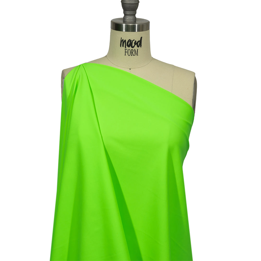 Recycled Swimwear Tricot, UV Protective - Acid Green - Santorini Plus Collection Recycled Swimwear Tricot, UV Protective - Acid Green - Santorini Plus Collection