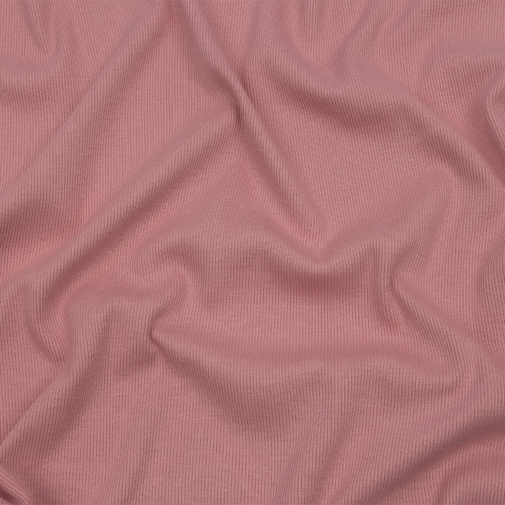 Rose Elegance Cotton 2x2 Rib Knit Rose Elegance Cotton 2x2 Rib Knit