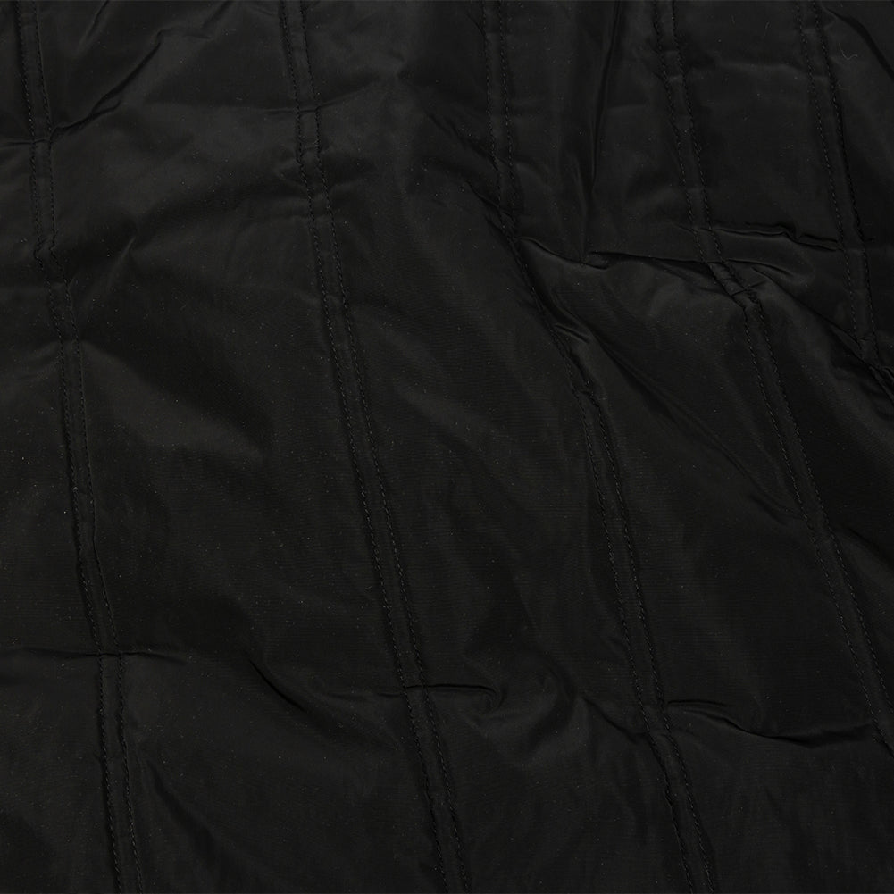 Black Zig Zag Polyester Quilted Coating Black Zig Zag Polyester Quilted Coating